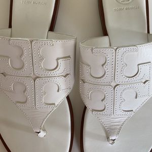 Tory Burch “Jamie” Sandals-white!